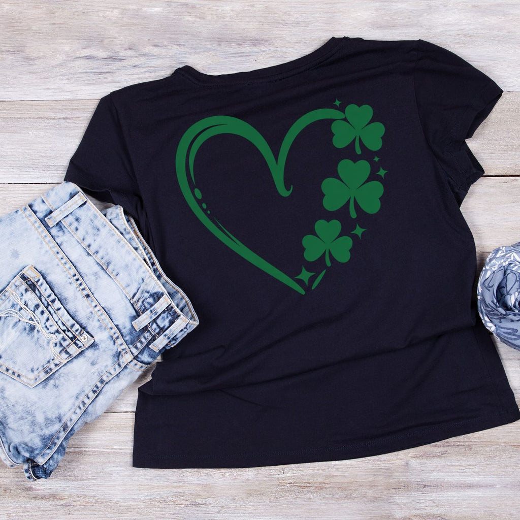 (Shamrock Hear St. Patrick’s Day T-shirt | St | | Graphic product image 6