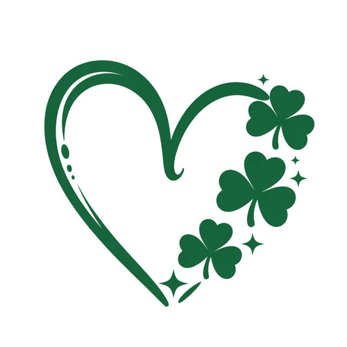 (Shamrock Hear St. Patrick’s Day T-shirt | St | | Graphic product image 2
