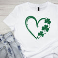 (Shamrock Hear St. Patrick’s Day T-shirt | St | | Graphic product image 1