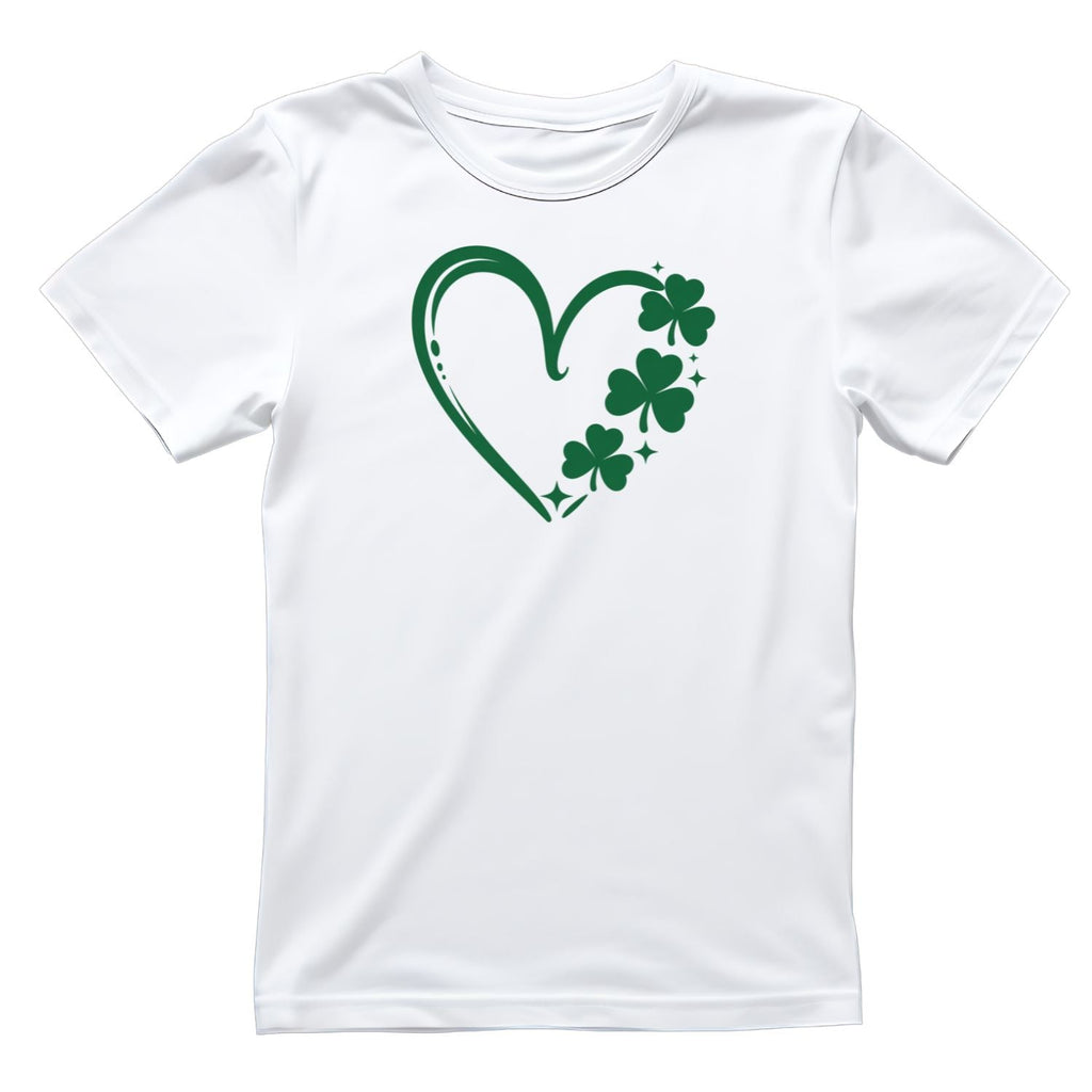 (Shamrock Hear St. Patrick’s Day T-shirt | St | | Graphic product image 3