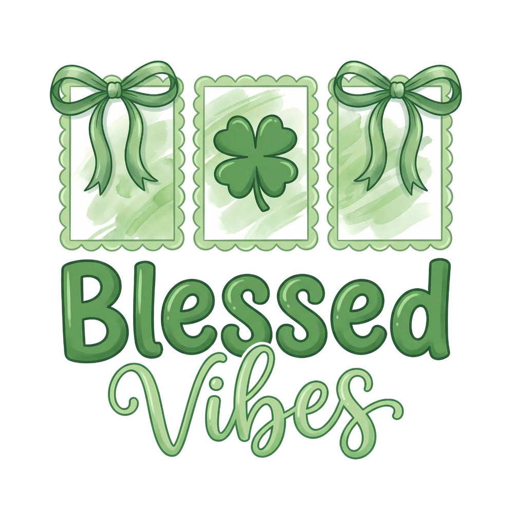 Blessed Vibes St. Patrick’s Day T-shirt | St | Shamrock product image 2