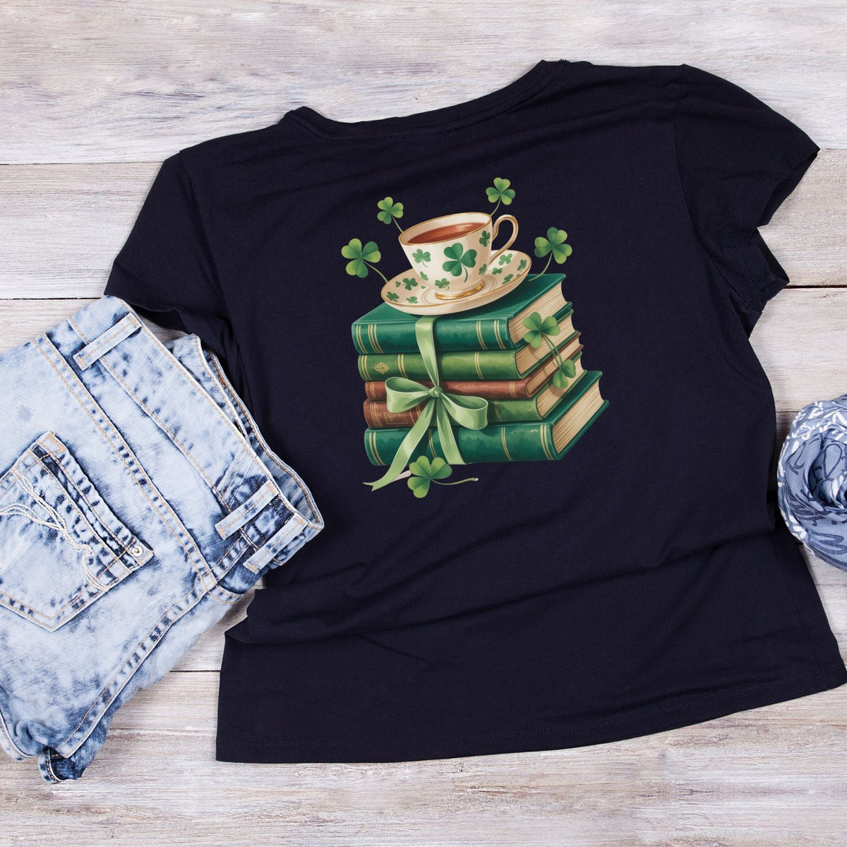Booked For St. Patrick’s Day T-shirt | St | Shamrock product image 4