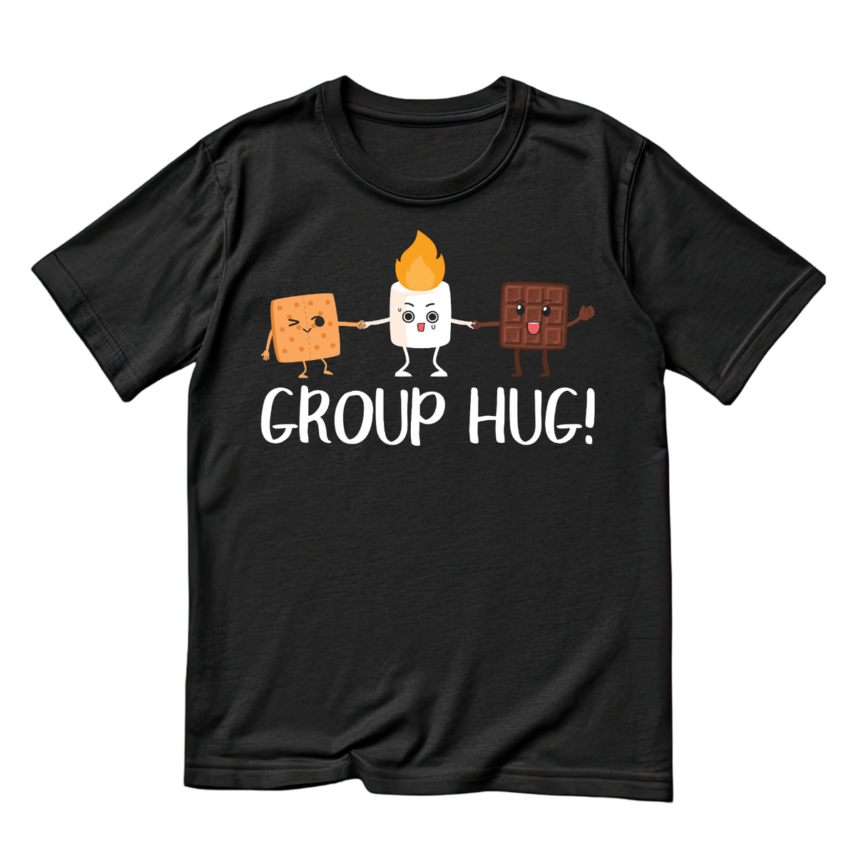 Group Hug S’mores Camping T-Shirt| Funny Campfire product image 1