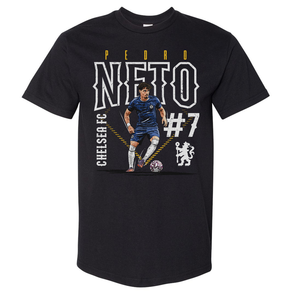 Pedro Neto Chelsea FC Outline Number WHT product image 1