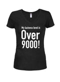 My laziness level is Over 9000! Juniors V Neck T-Shirt product image 1