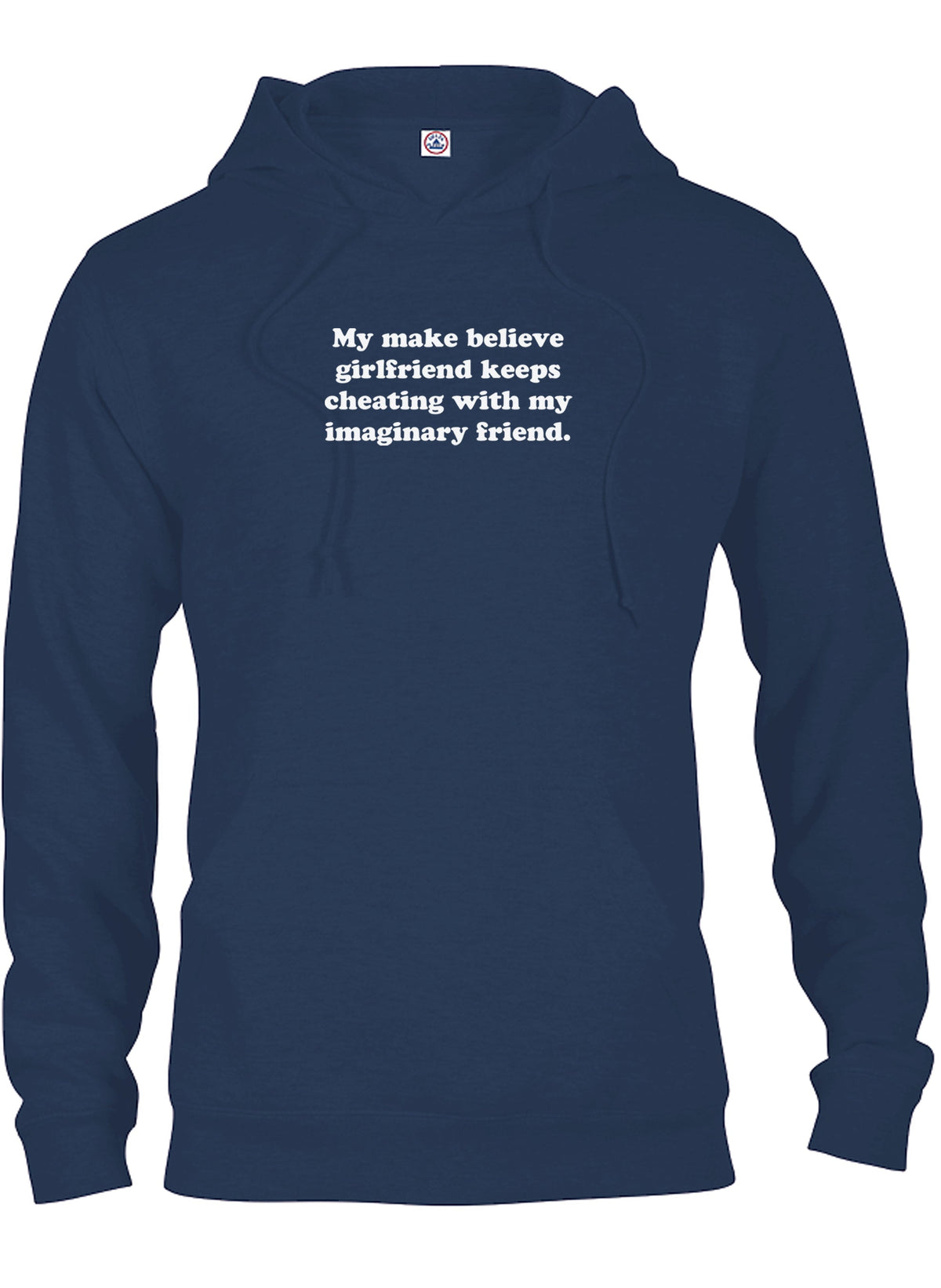 My make believe girlfriend keeps cheating T-Shirt product image 9