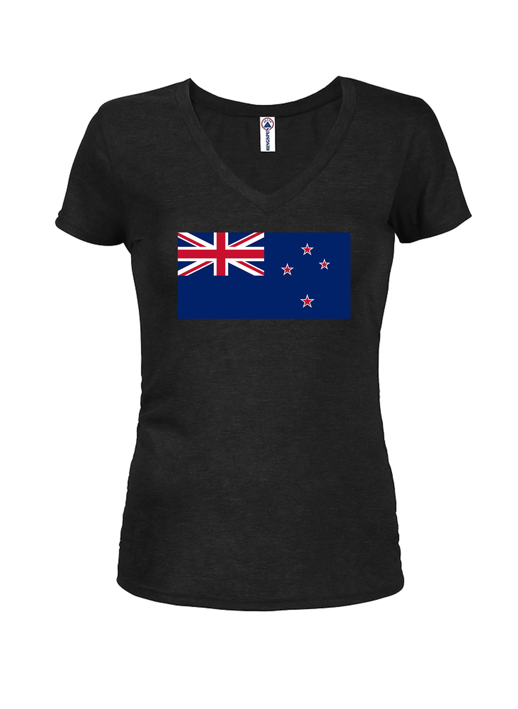 New Zealander Flag Juniors V Neck T-Shirt product image 1