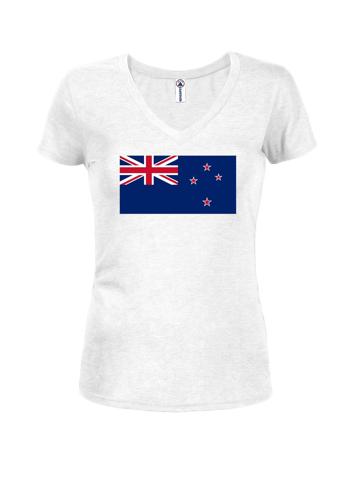 New Zealander Flag Juniors V Neck T-Shirt product image 2