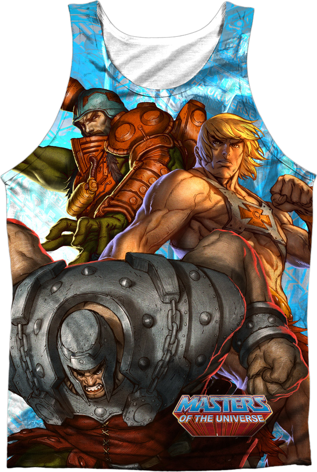 Action Poses Masters of the Universe Tank Top