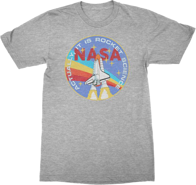 Actually It Is Rocket Science NASA T-Shirt product image 1