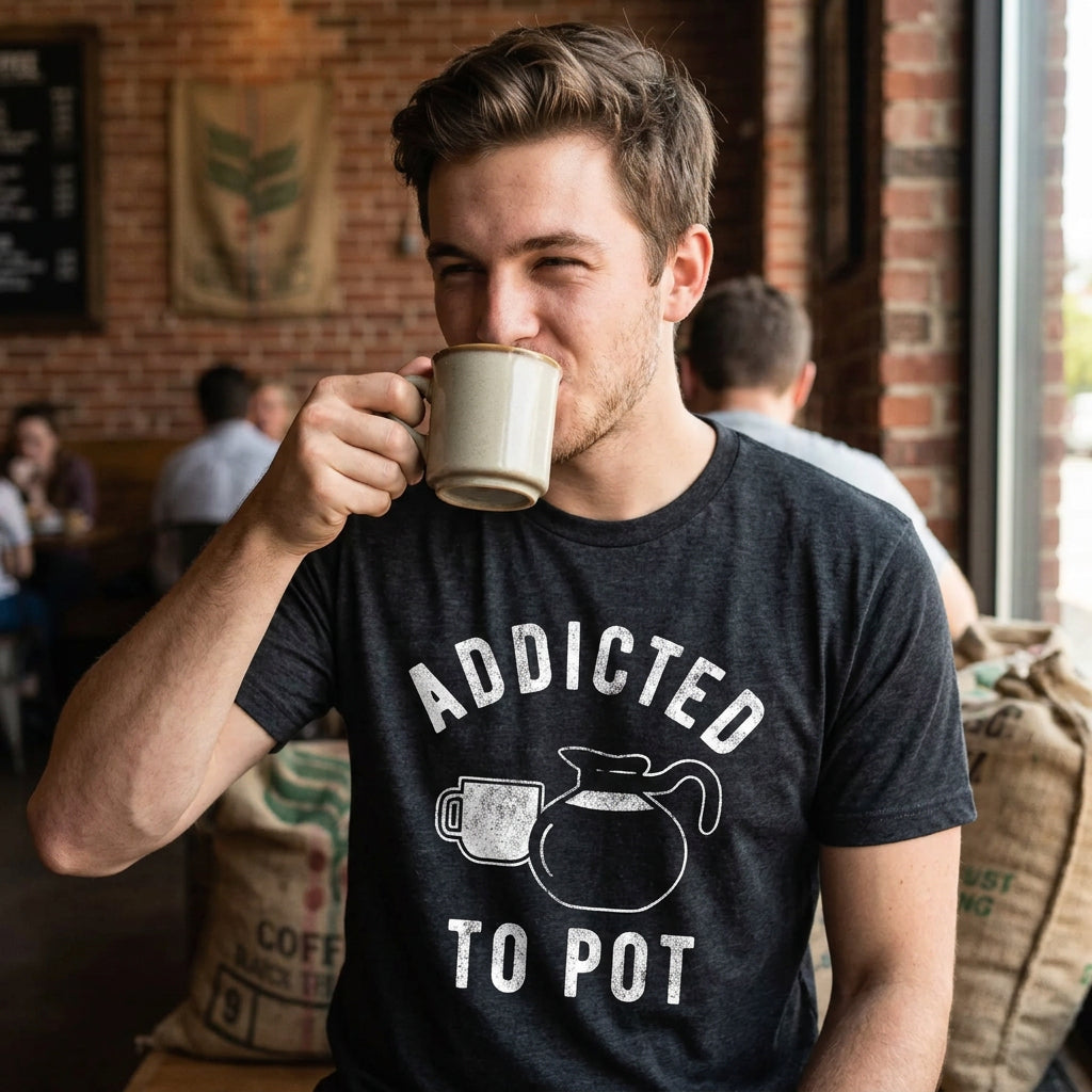 Addicted To Pot Men's T Shirt product image 2