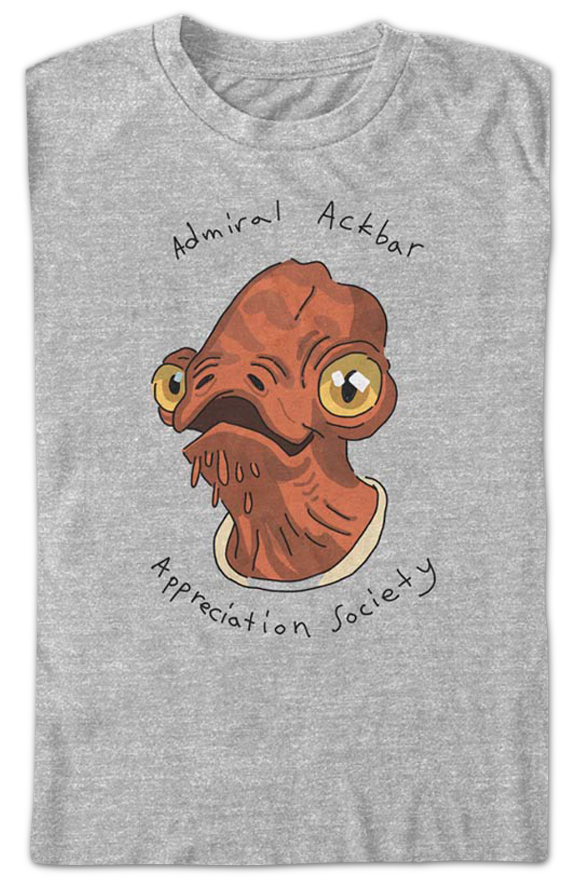 Admiral Ackbar Appreciation Day Star Wars T-Shirt product image 2