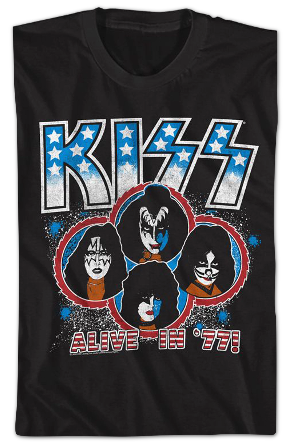 Alive In '77 KISS T-Shirt product image 2