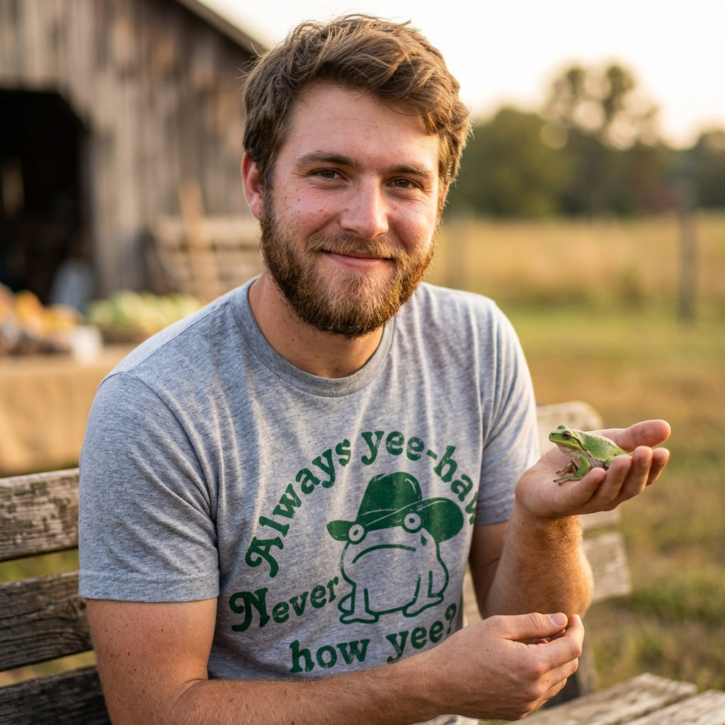 Always Yee Haw Never How Men's T Shirt product image 2
