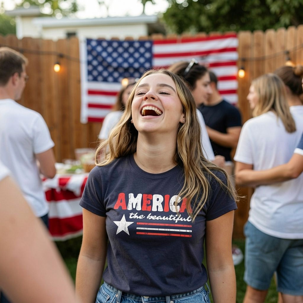 America The Beautiful Women's T Shirt product image 2