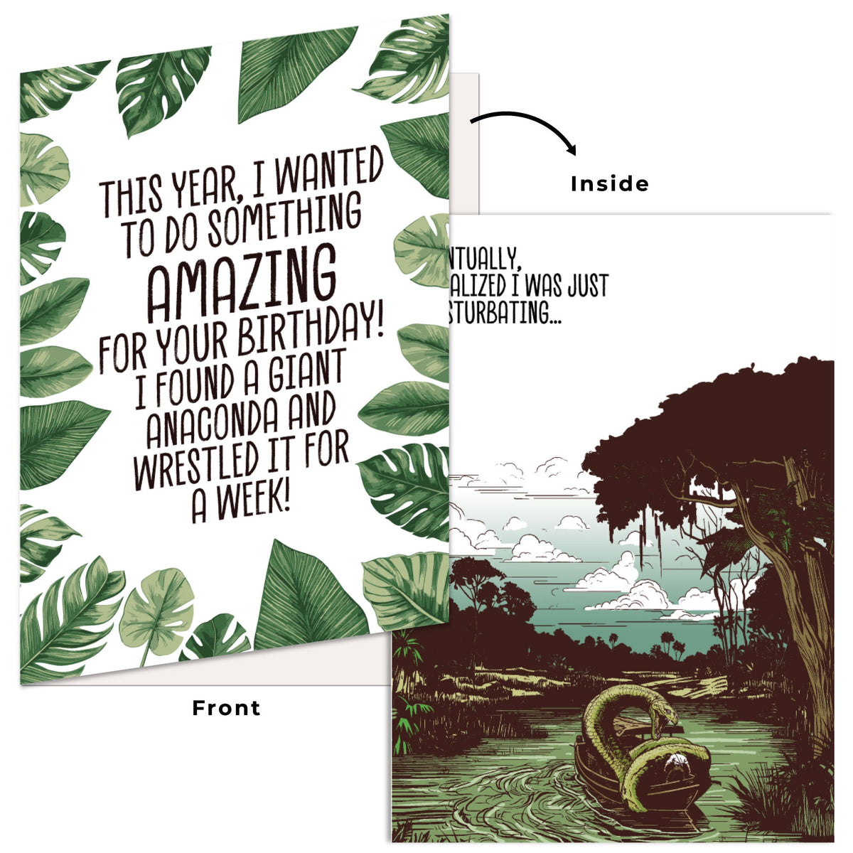 Funny Birthday Card Hilarious Assorted Cards for Celebrating With Envelopes