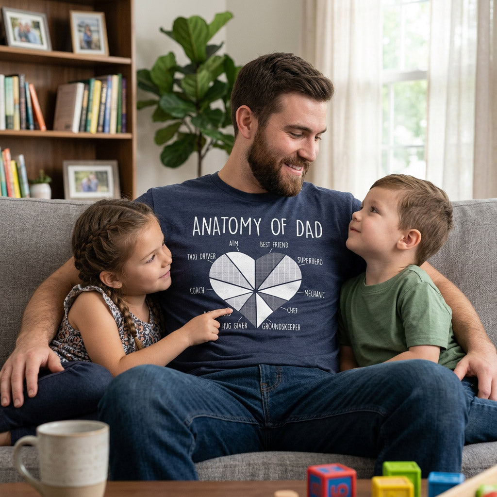 Anatomy Of Dad Men's T Shirt product image 2