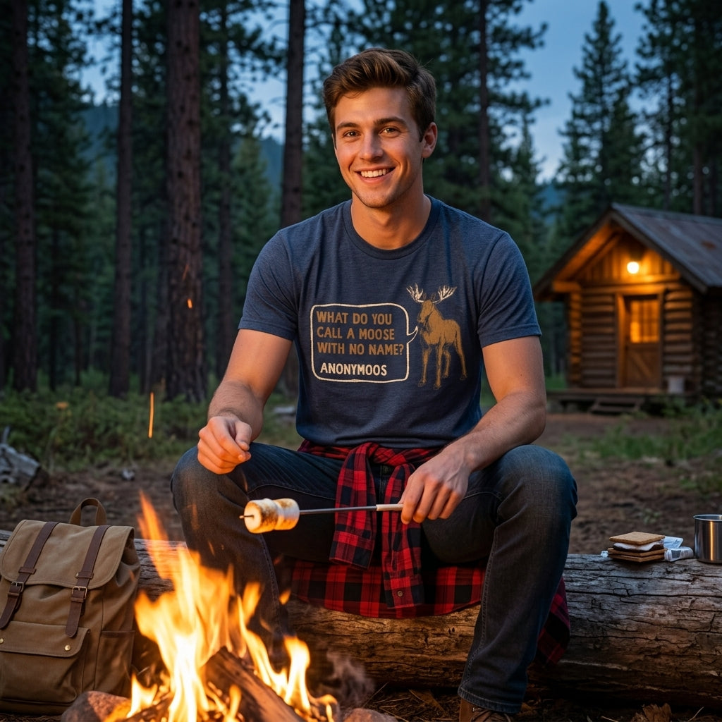 What Do You Call A Moose With No Name Anonymoos Men's T product image 2