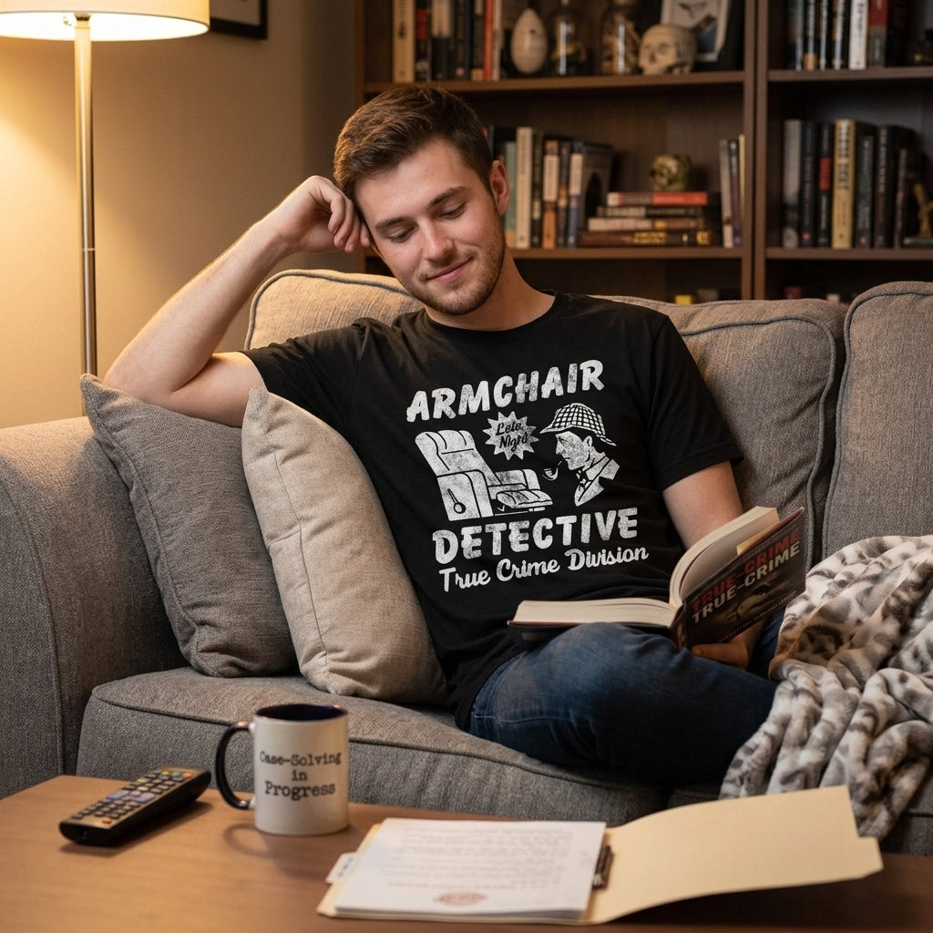 Armchair Detective Men's T Shirt product image 2