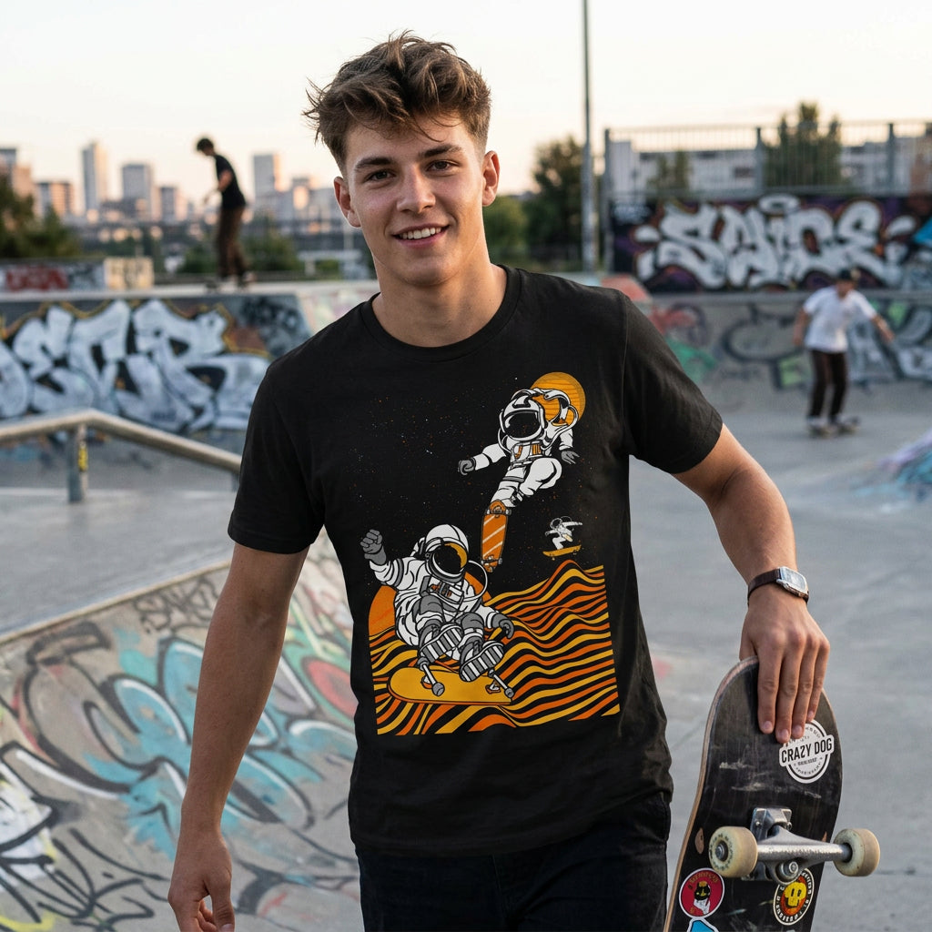 Astronaut Skater Men's T Shirt product image 2