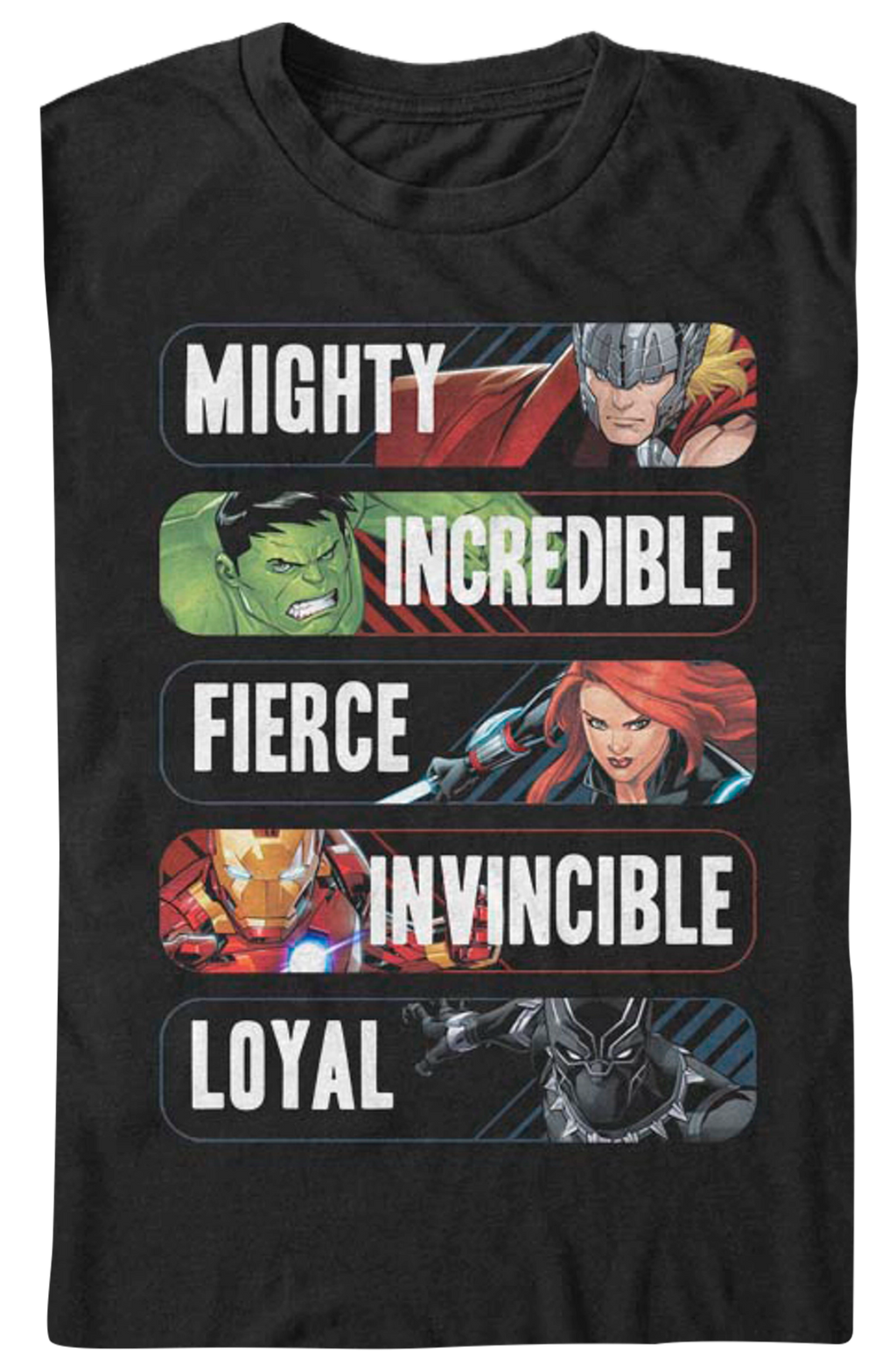 Avenger Adjectives Marvel Comics T-Shirt product image 2
