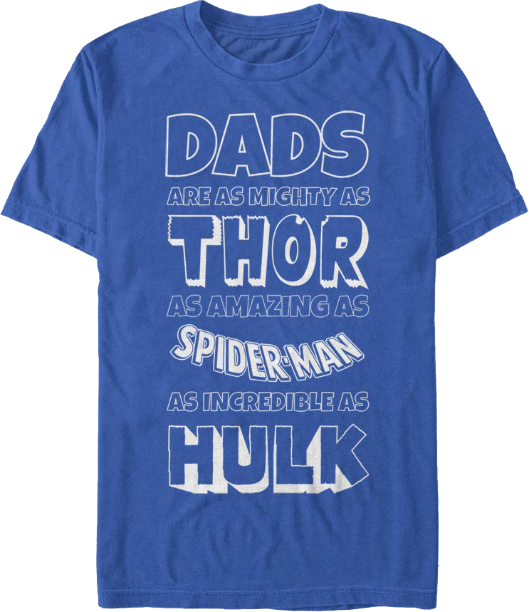 Avengers Father's Day Marvel Comics T-Shirt product image 1