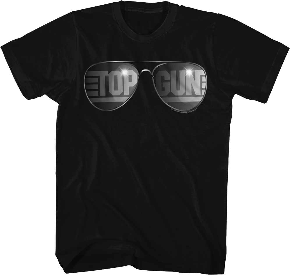 Aviator Sunglasses Top Gun T-Shirt product image 1