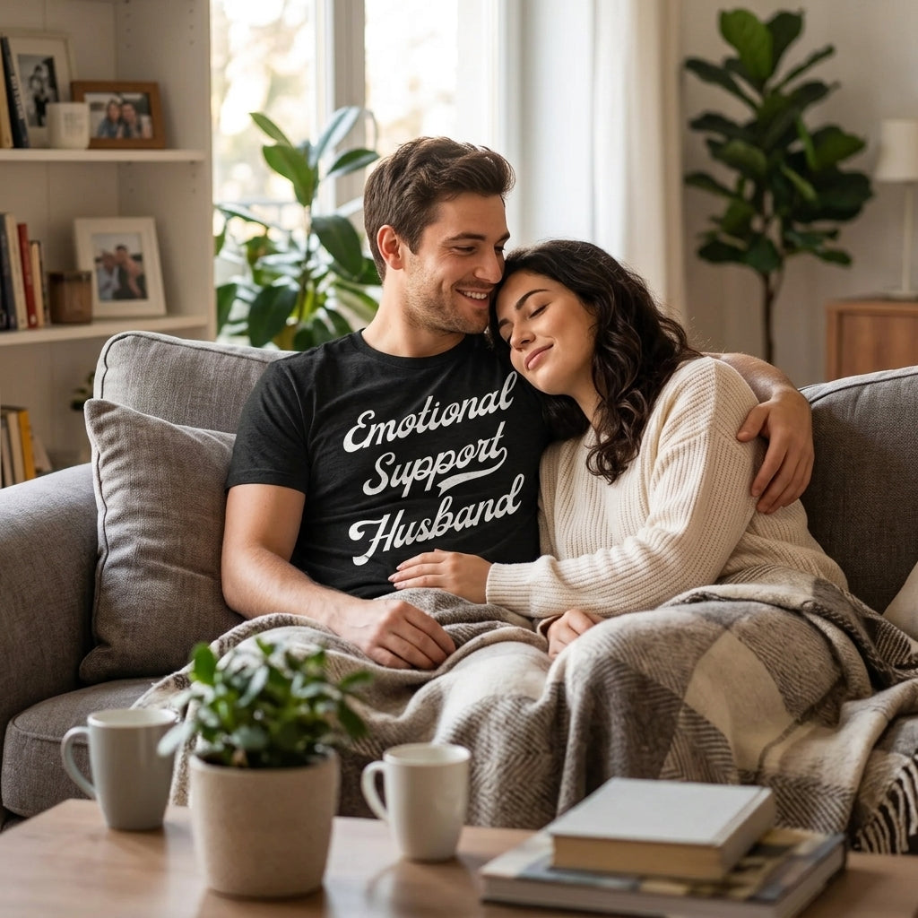 Emotional Support Husband Men's T Shirt product image 2