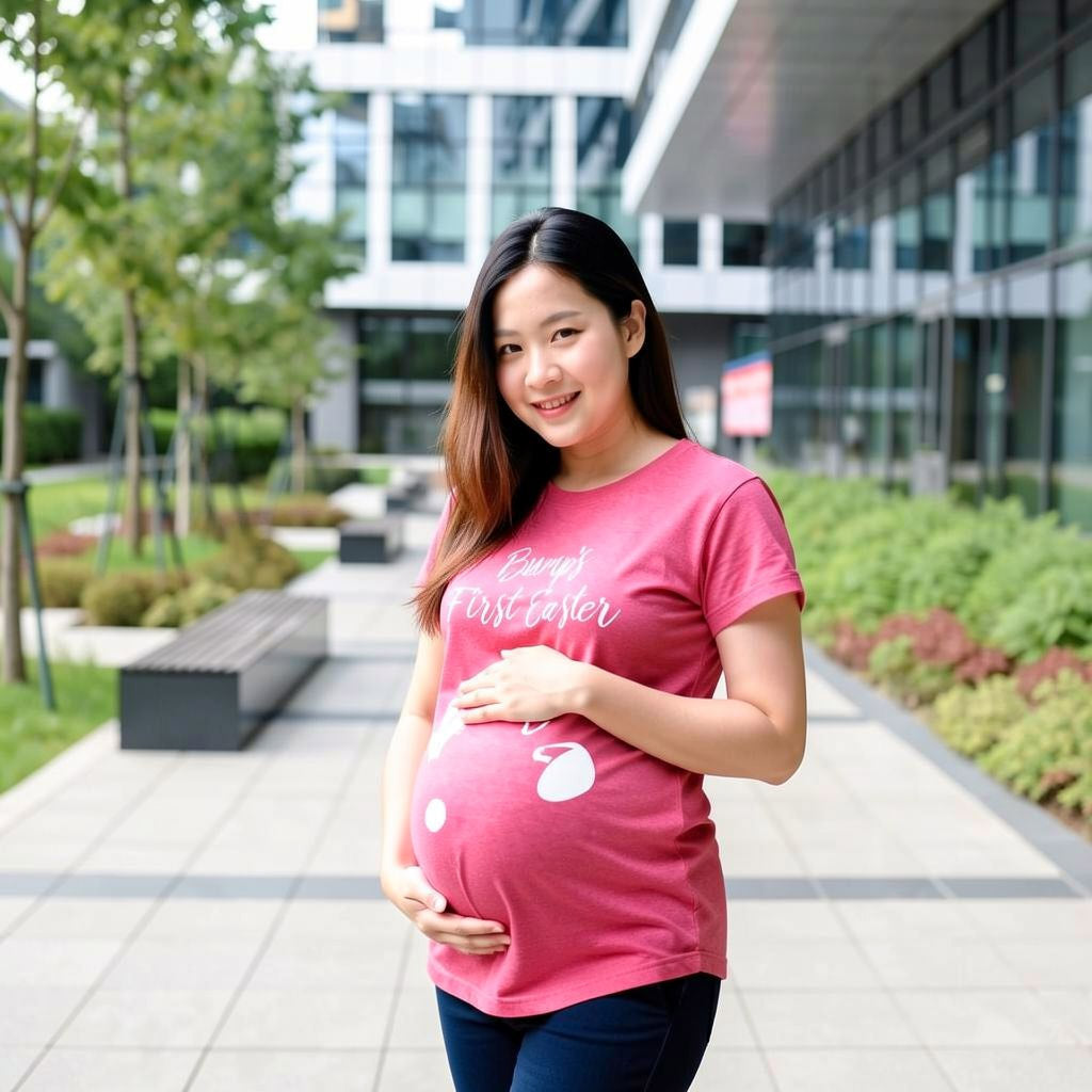 Bumps First Easter Maternity T Shirt product image 2