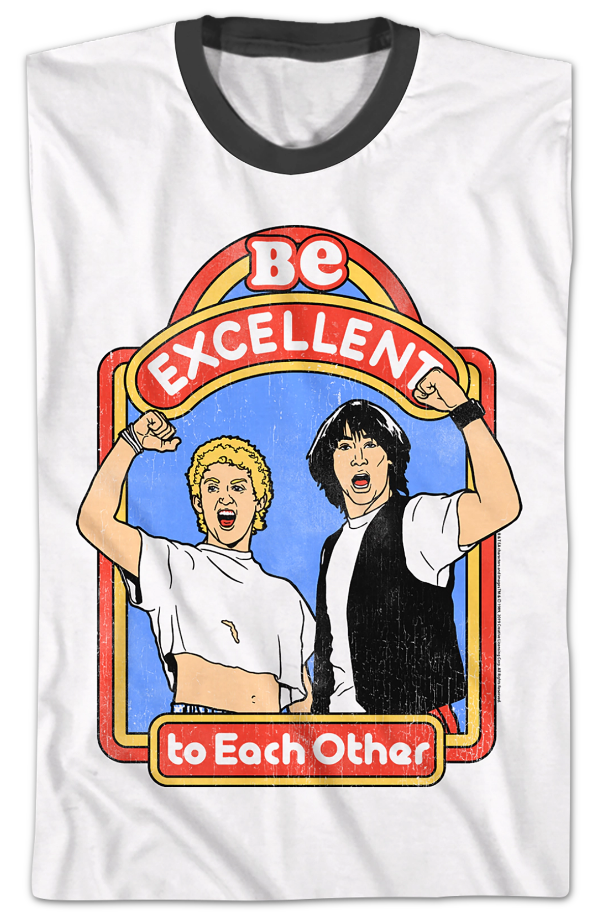 Be Excellent Bill and Ted's Adventure Ringer Shirt product image 2