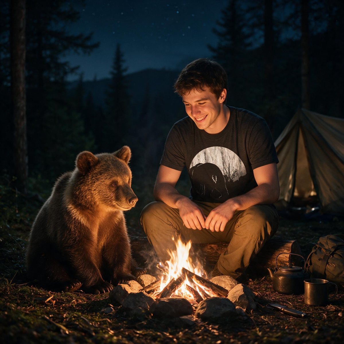 Moon Bear Men's T Shirt product image 2