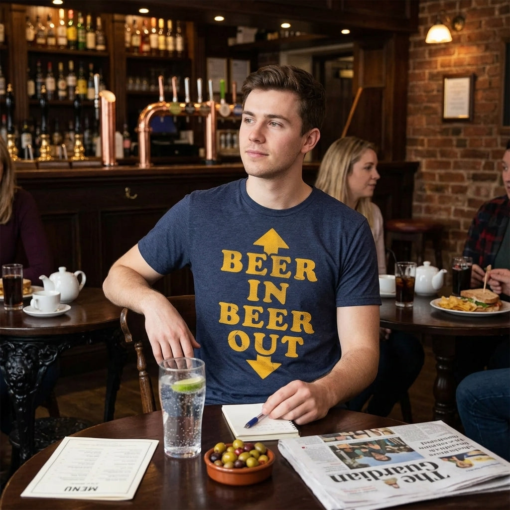 Beer In Out Men's T Shirt product image 4