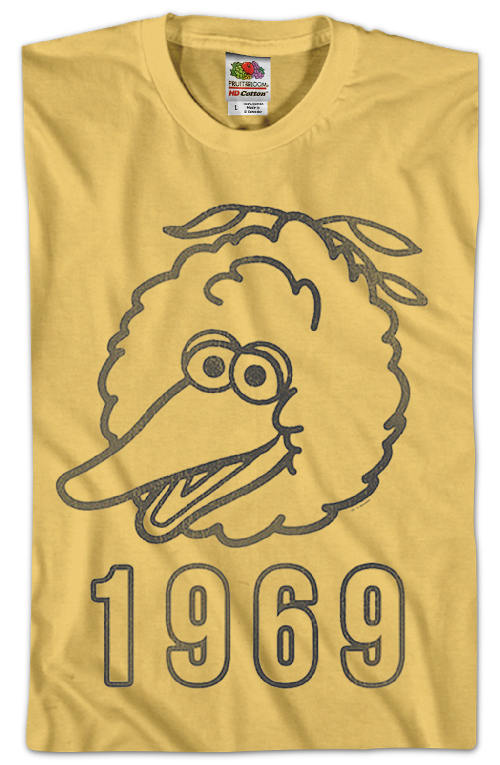Big Bird 1969 Sesame Street T-Shirt product image 2
