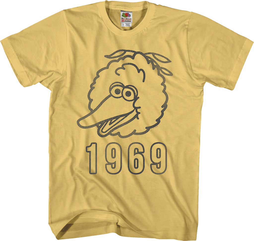 Big Bird 1969 Sesame Street T-Shirt product image 1