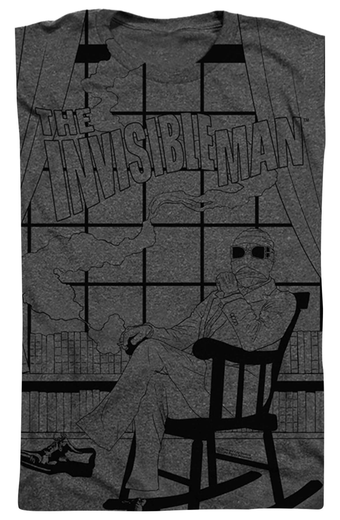 Big Print Invisible Man T-Shirt product image 2