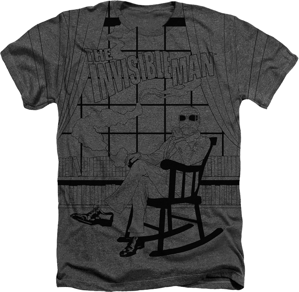 Big Print Invisible Man T-Shirt product image 1