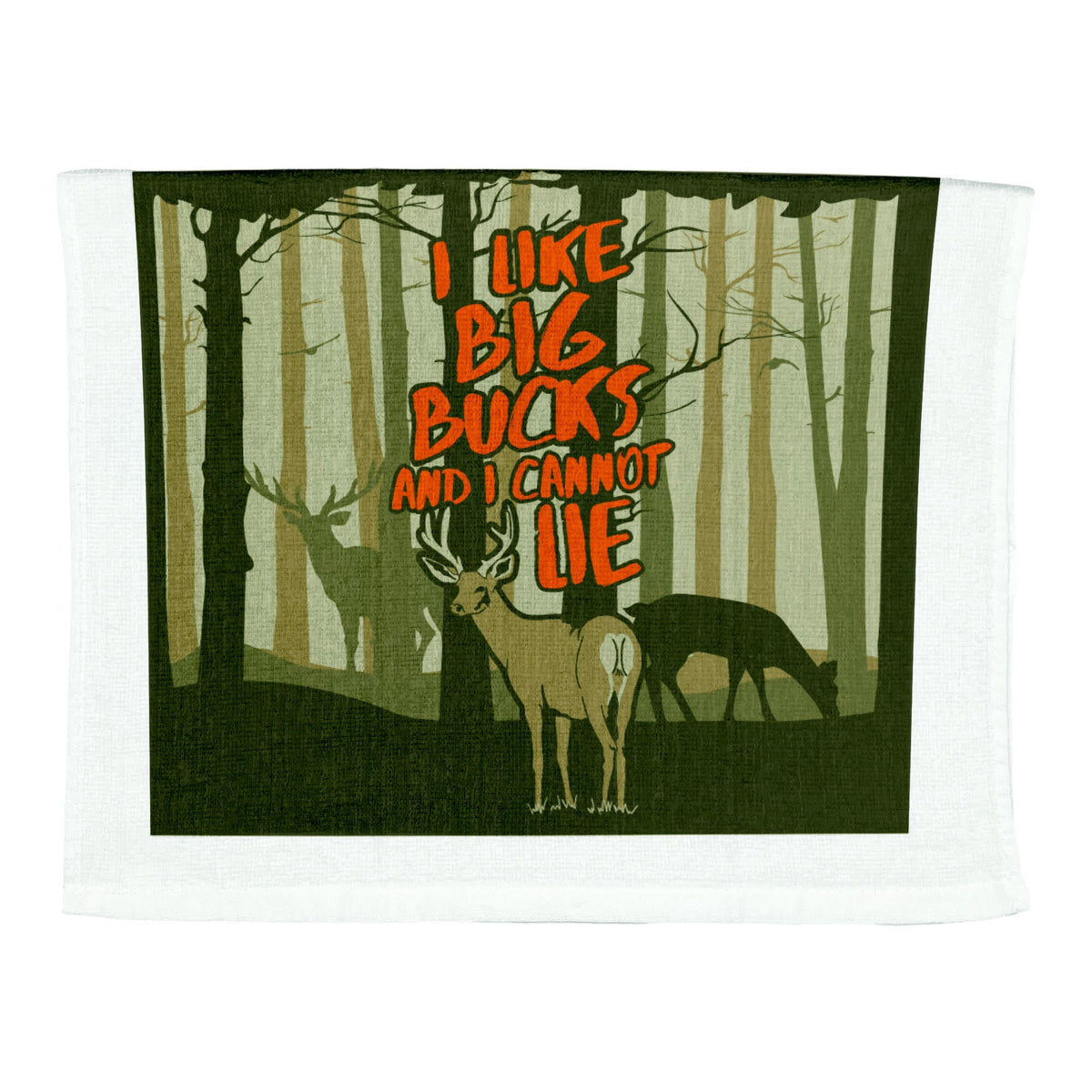 I Like Big Bucks And I Cannot Lie Tea Towel Tea Towel