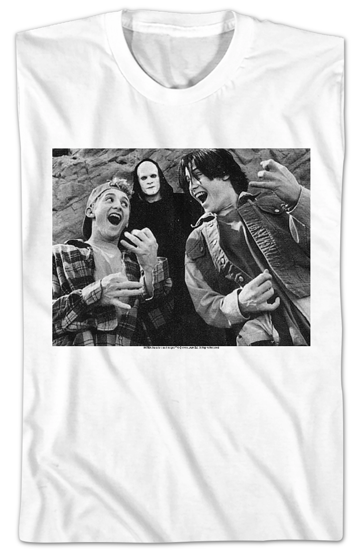 Black and White Air Guitars Bill Ted T-Shirt product image 2