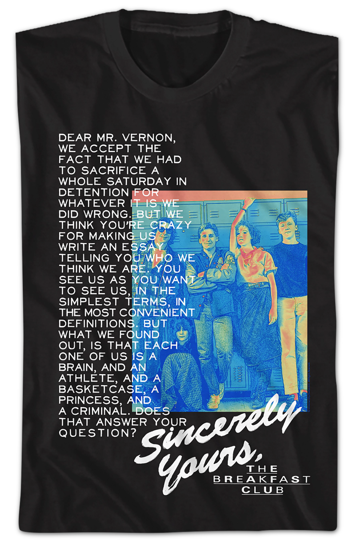 Black Essay Breakfast Club T-Shirt product image 2