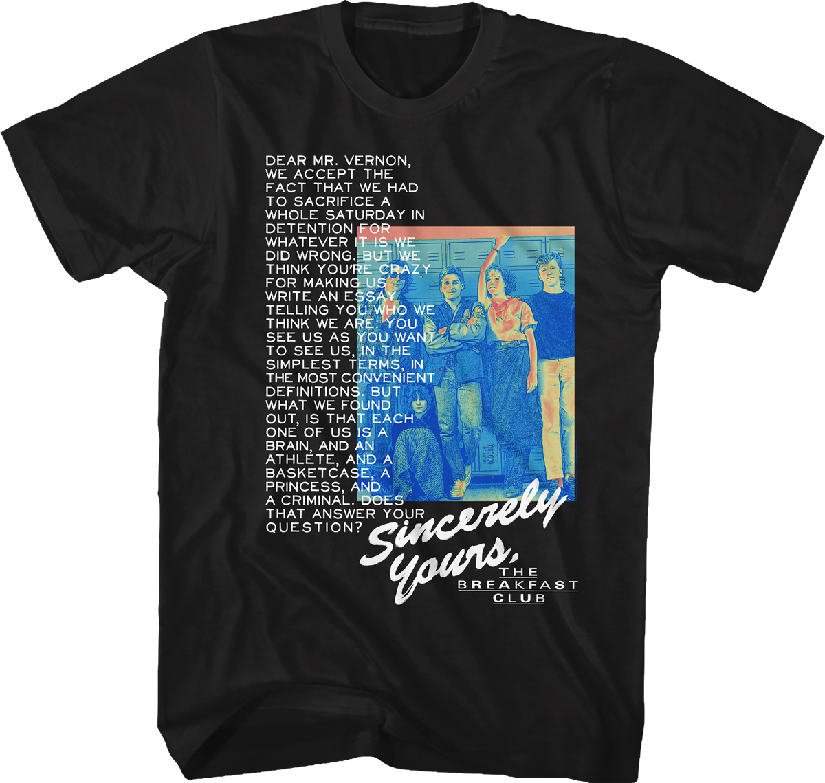 Black Essay Breakfast Club T-Shirt product image 1
