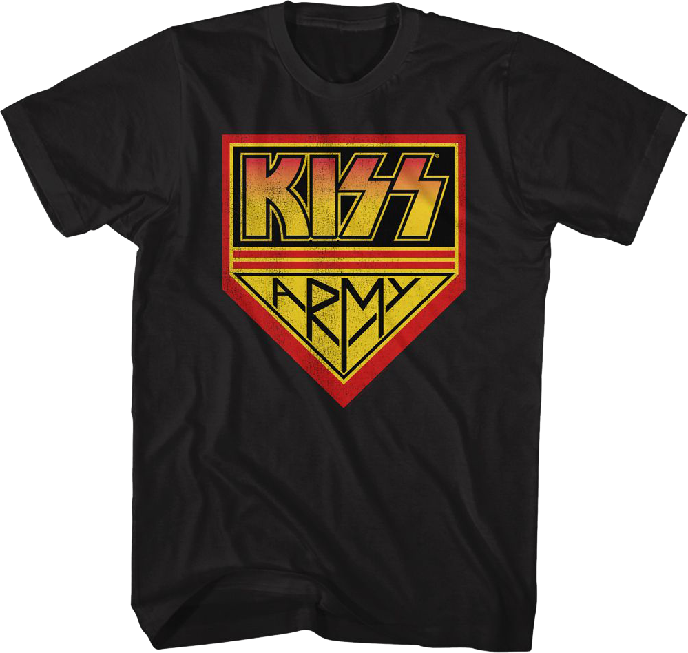 Black KISS Army T-Shirt product image 1