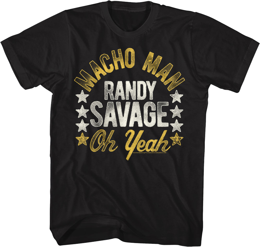 Black Macho Man Randy Savage Oh Yeah Shirt product image 1