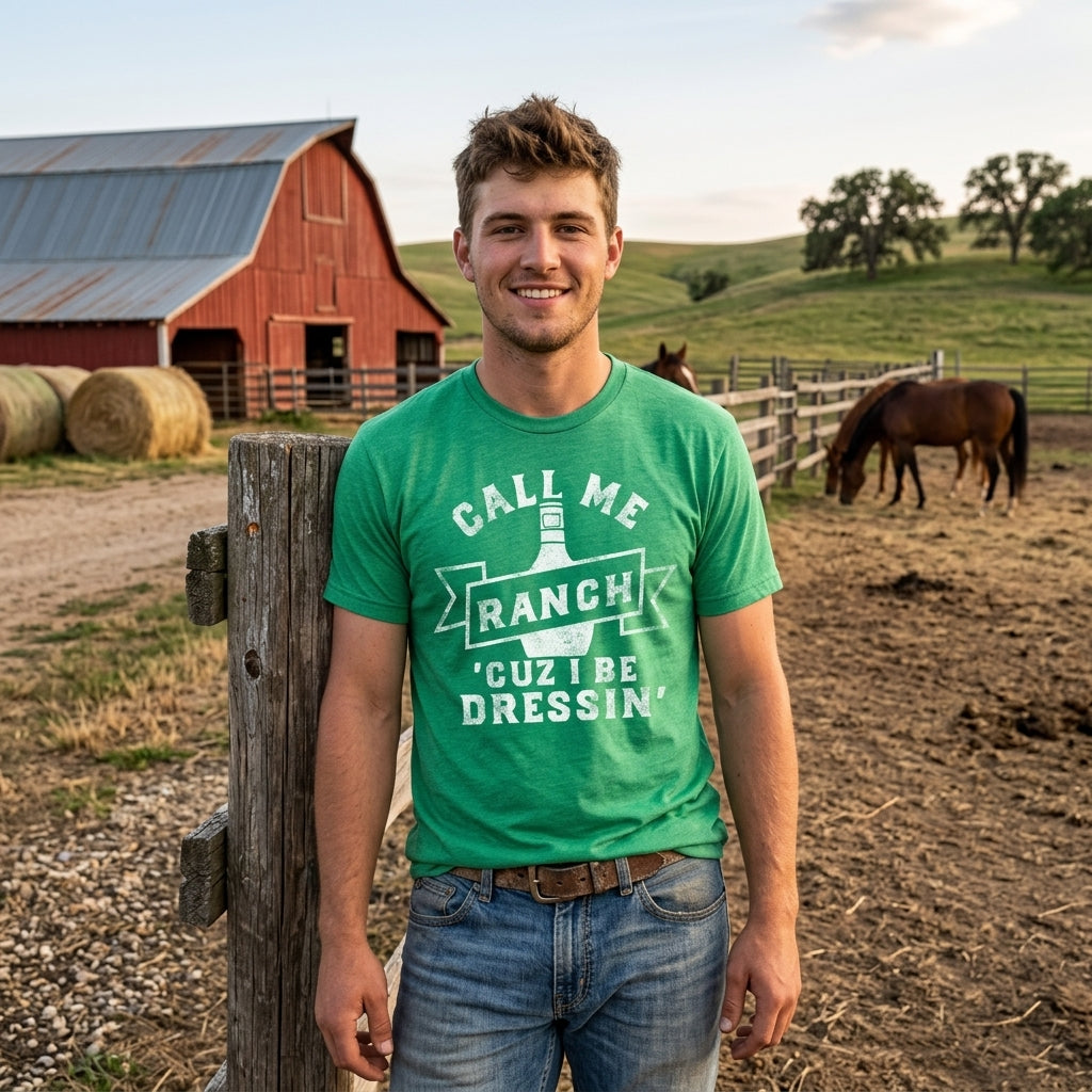 Call Me Ranch Cuz I Be Dressin Men's T Shirt product image 2