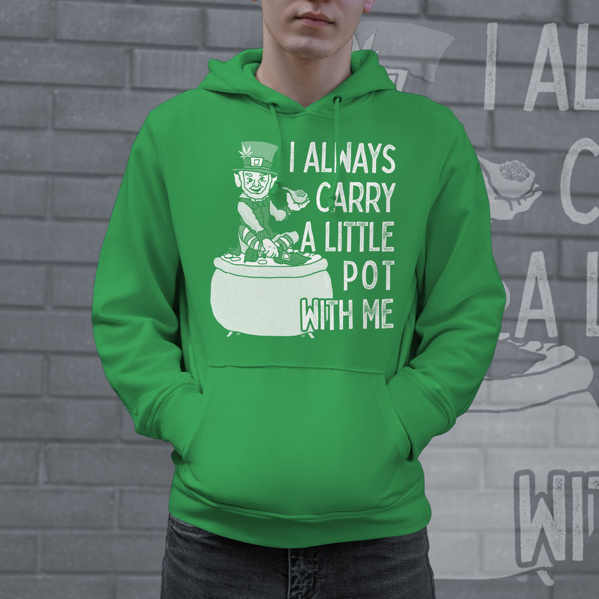 I Always Carry A Little Pot With Me Hoodie product image 2