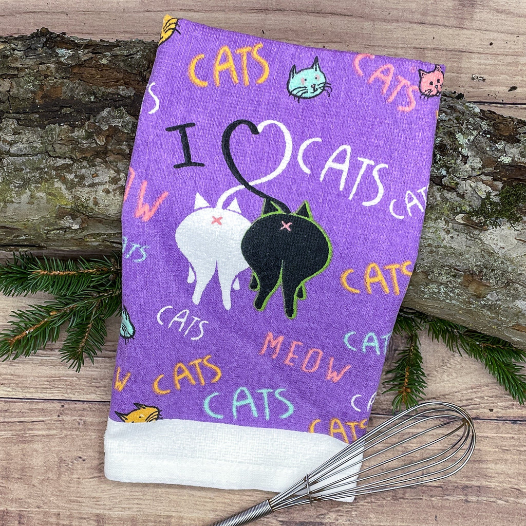 Cat Lady Tea Towel Tea Towel