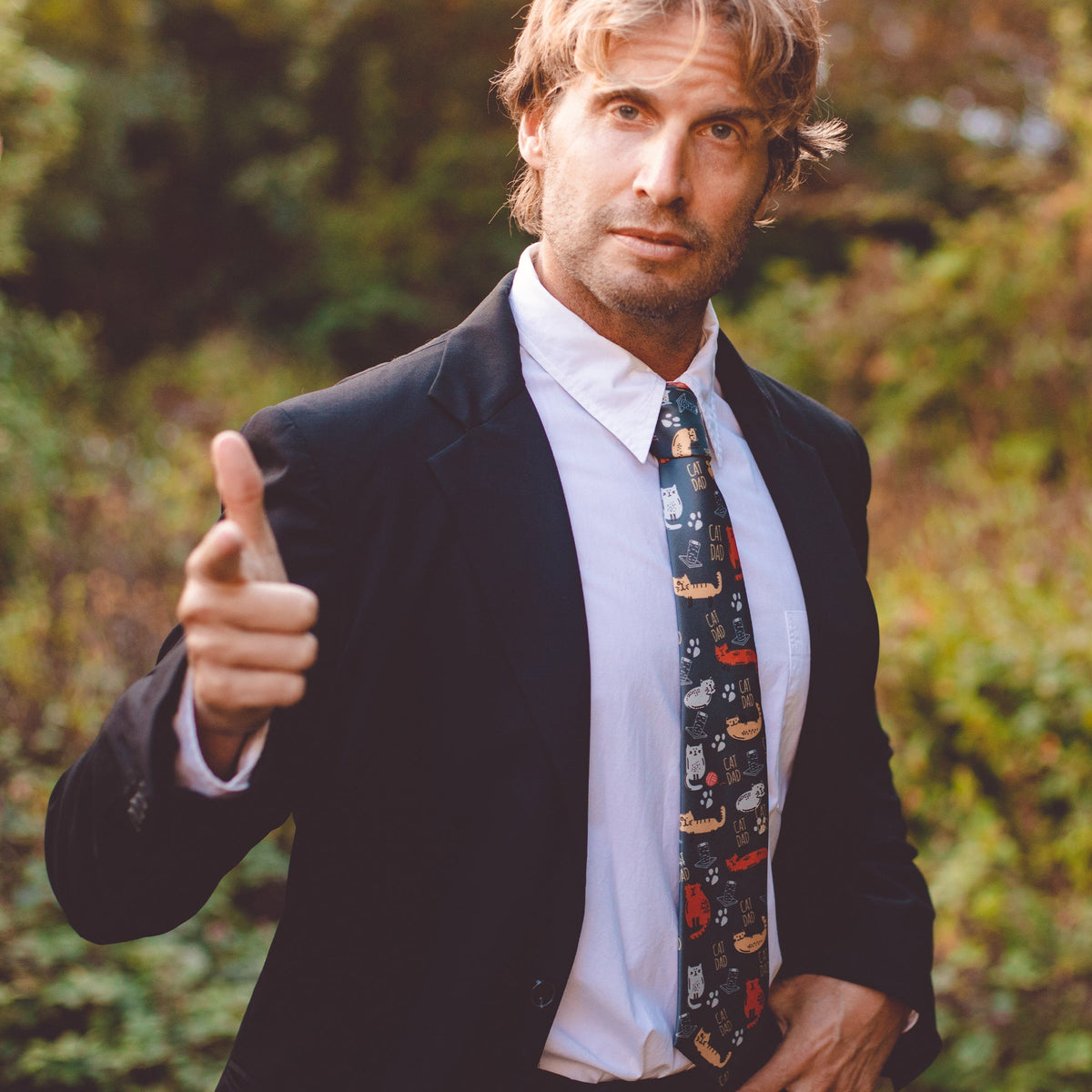 Cat Dad Tie