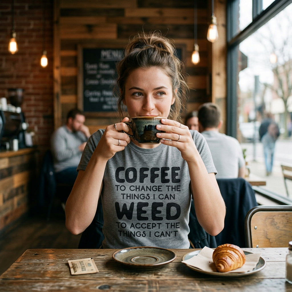 Coffee To Change The Things I Can Weed To Accept I Can't product image 2