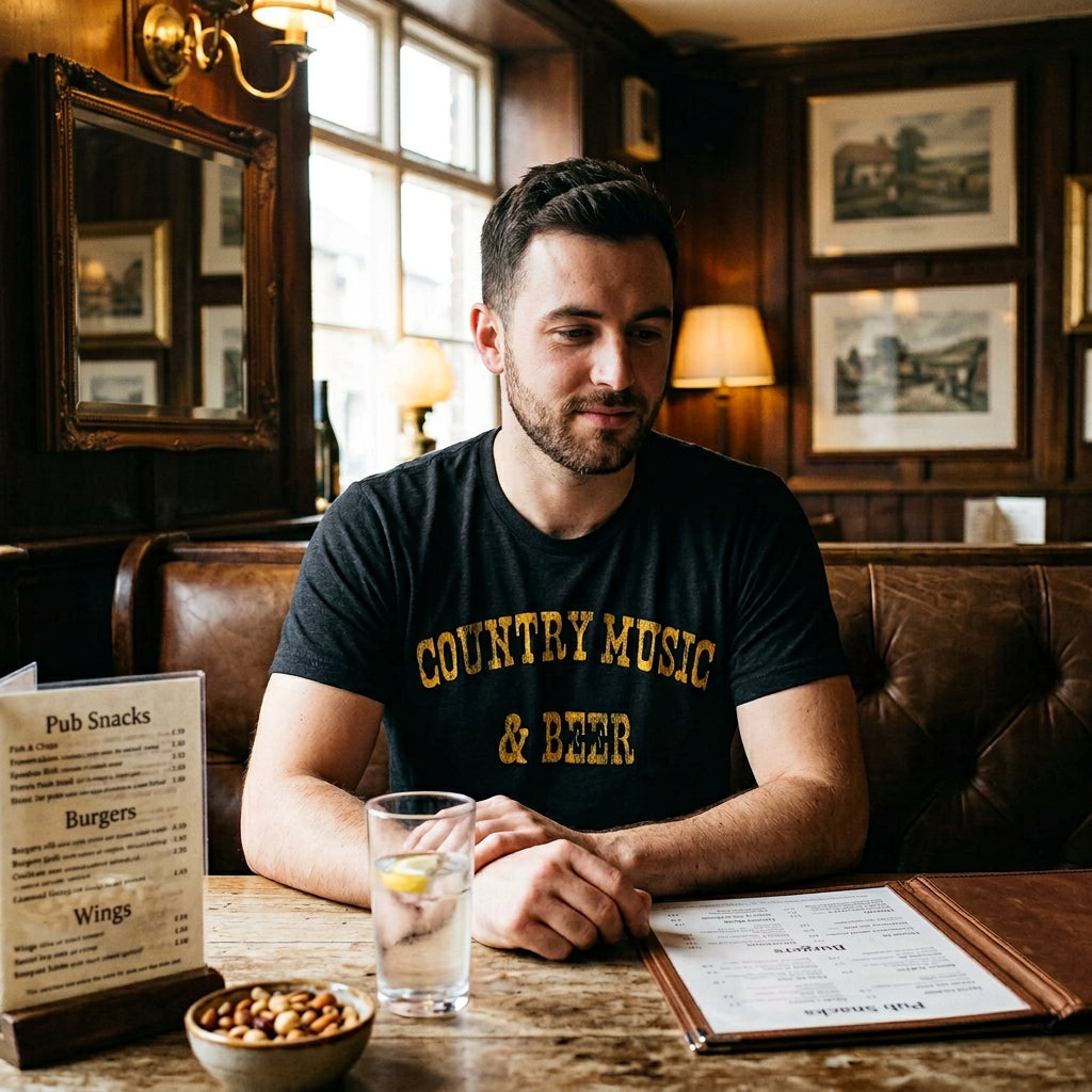 Country Music And Beer Men's T Shirt product image 2
