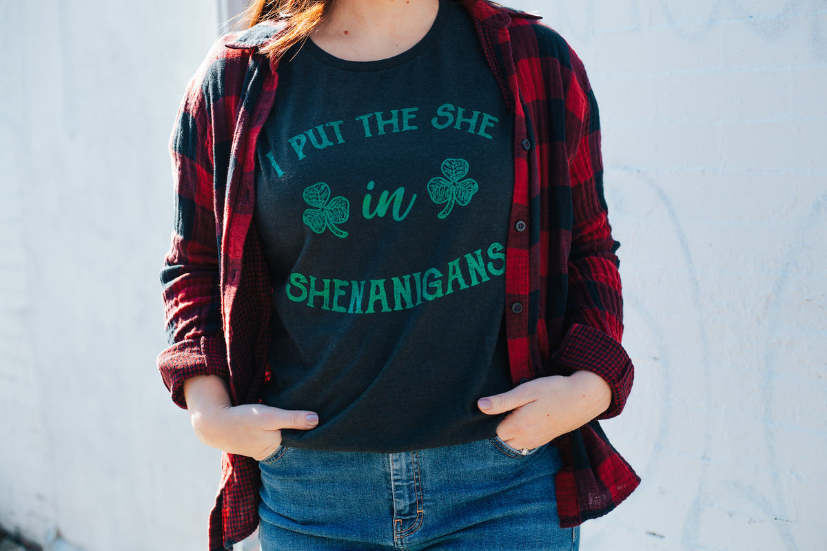 I Put The She In Shenanigans Women's T Shirt product image 4