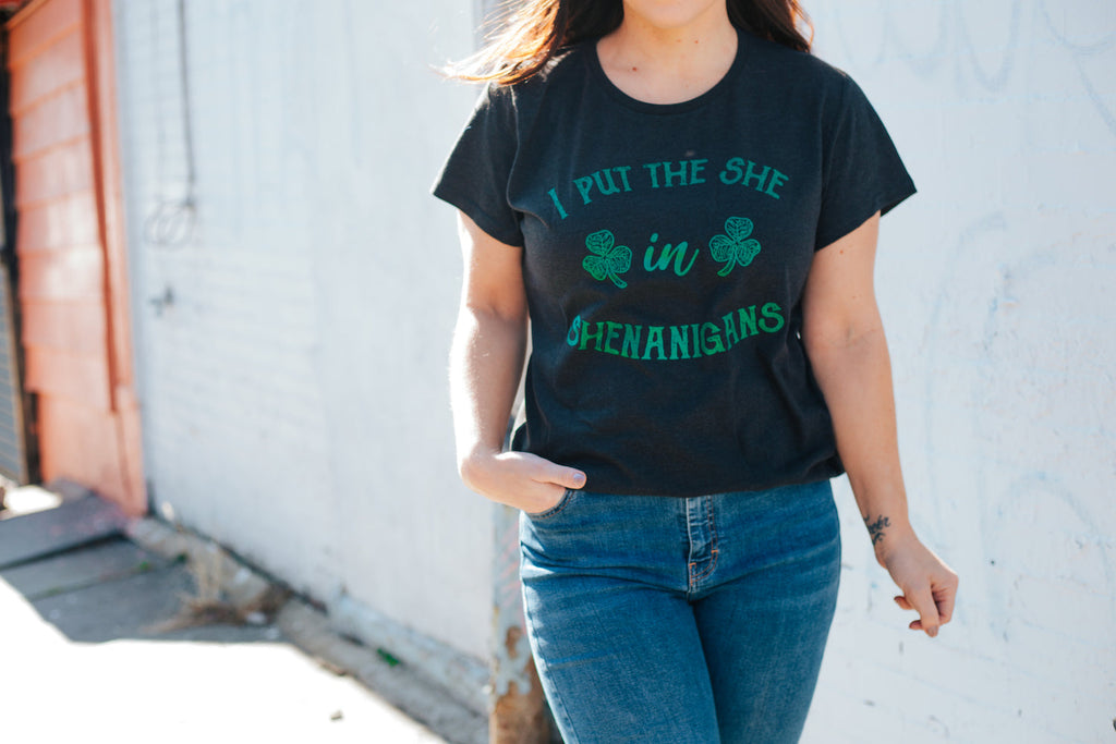 I Put The She In Shenanigans Women's T Shirt product image 5